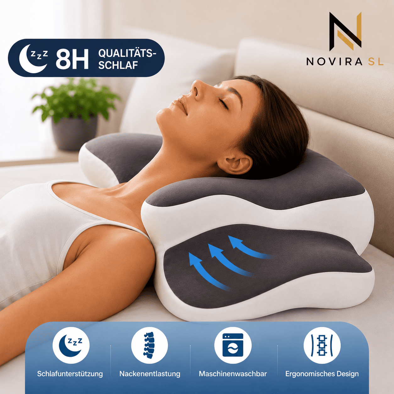 Ergonomisches Nackenkissen